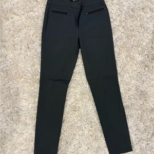 Club Monaco Beige Rayon Cotton Straight Leg Career Trousers Pants Women's 4 (SM)